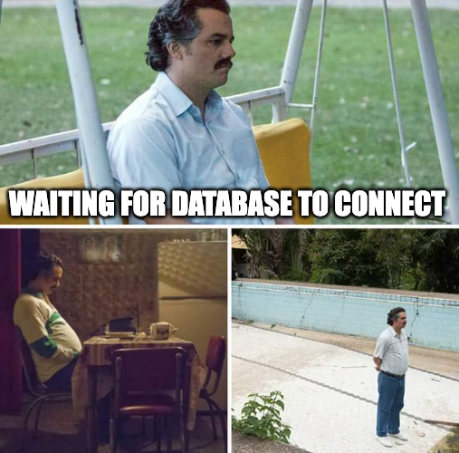 Wait for MongoDb to connect